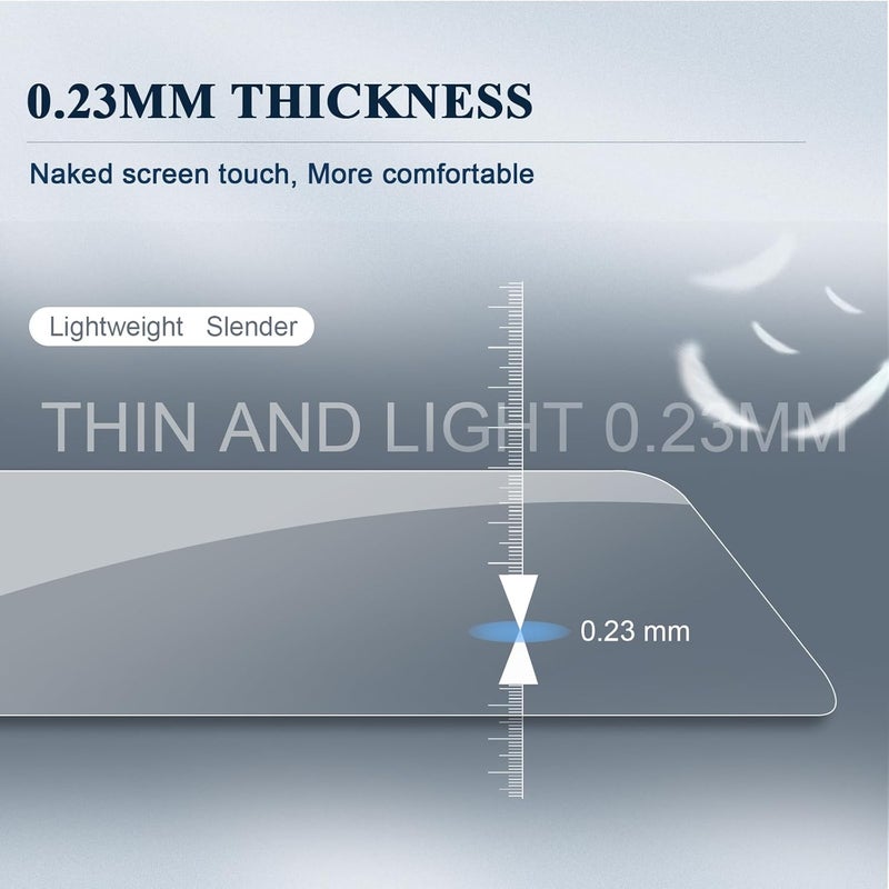 BIBIBO 2Pcs for 2024 2025 Ford Mustang Screen Protector 2024 2025 Ford Mustang Ecoboost/ EcoBoost Premium/GT/GT Premium/Dark Horse/Dark Horse Premium Display,[Anti Glare& Scratch Ultra-Clear] 2024 Ford Mustang Accessories PET Nano Foils 2024 2025 Mustang - Image 3